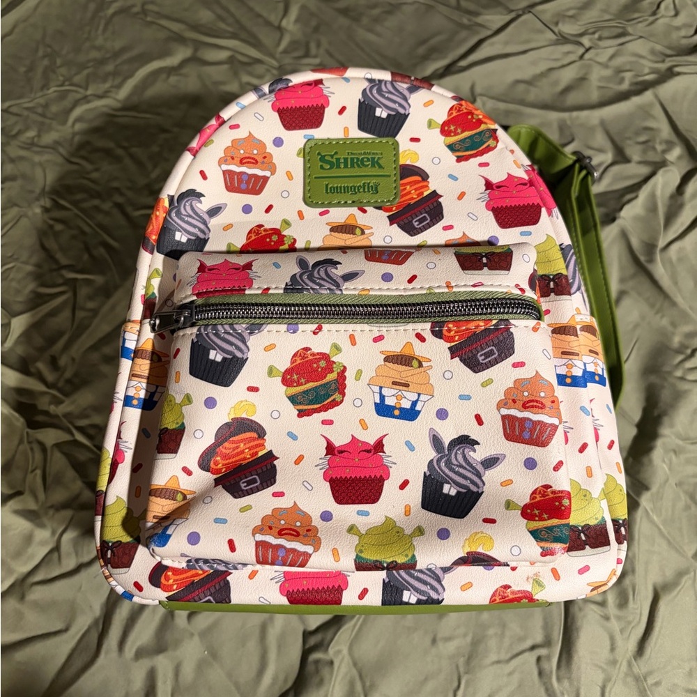 Cupcake shrek Pattern Loungefly Backpack - image 1
